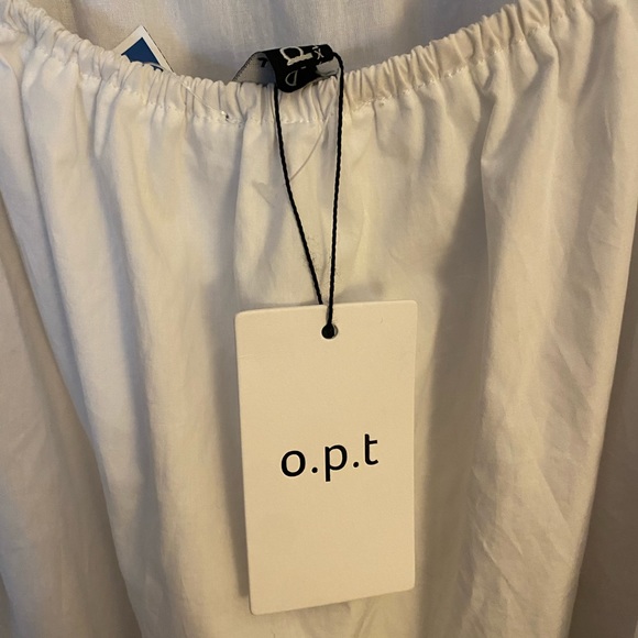 o.p.t. Mariabella Empire Waist Sundress with Back Detail, White, Size XL - Picture 11 of 13